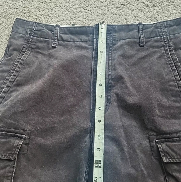 Levi's Cargo Shorts Mens W35 Black Chino White Label Hiking Camping Workwear - Picture 12 of 15